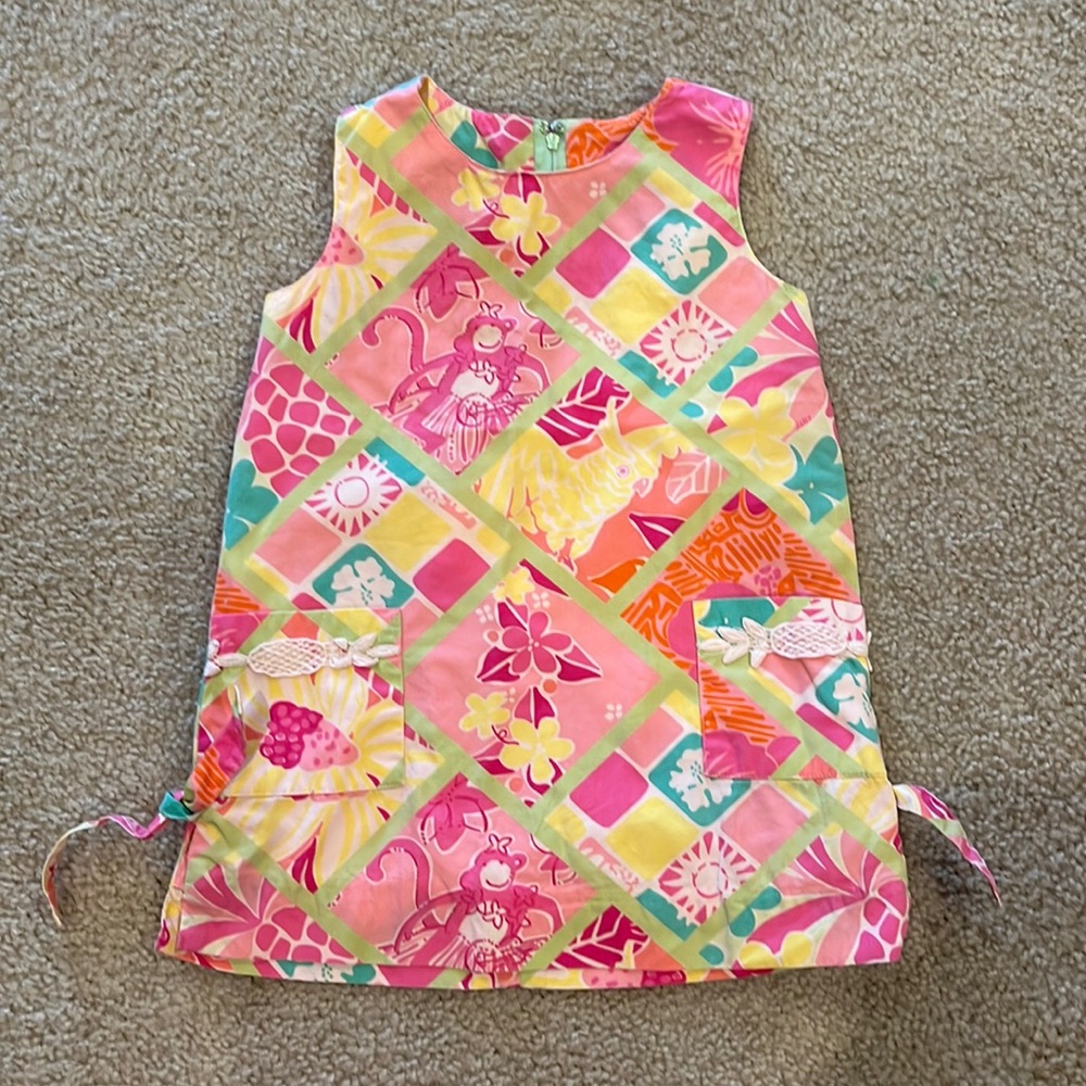 EUC. LILLY PULITZER 4t Sleeveless Shift Dress